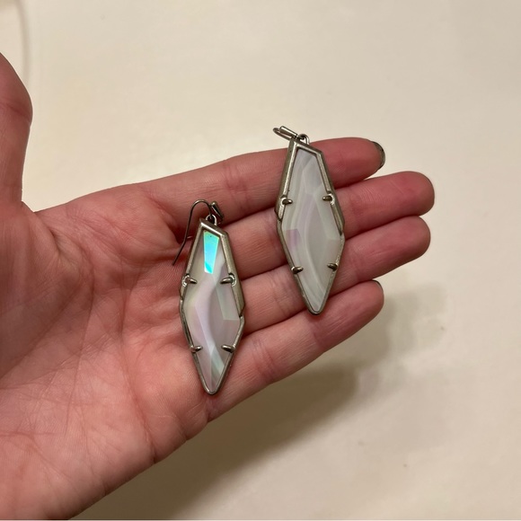 Holographic Dangle Earrings - Picture 1 of 2